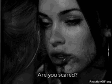 You Scared GIF - Are You Scared Jennifers Body Megan Fox GIFs