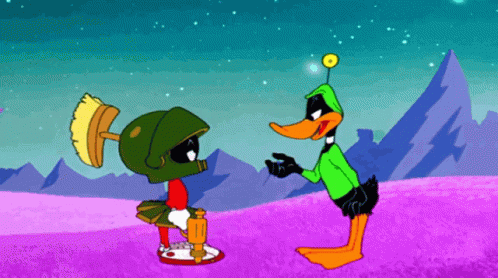 Daffy Duck Marvin The Martian GIF – Daffy Duck Marvin The Martian ...