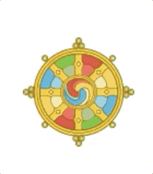 Dharmachakra Spinning GIF - Dharmachakra Spinning Colorful GIFs