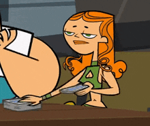 Total Drama Action Izzy GIF - Total Drama Action Izzy Shuffling Cards GIFs