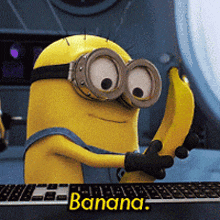 Minion Banana Gif GIF - Minion Banana Gif Minion GIFs