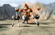Donkey Kong Racing Rambi GIF