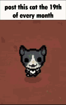 Tboi Post This Cat Thr19th Of Every Month GIF - Tboi Post This Cat Thr19th Of Every Month Guppy GIFs