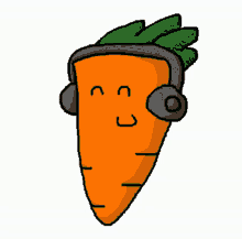 Bass Carrot GIF - Bass Carrot Headphone GIFs