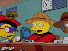 Ralph Wiggum GIF - Ralph Wiggum Canada The Simpsons GIFs