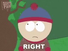 Right Stan Marsh GIF - Right Stan Marsh South Park GIFs
