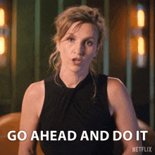 Go Ahead And Do It Lindsey GIF