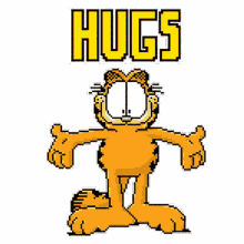 garfield garfield hugs hugs