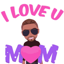 I Love U Mom Saquinon GIF - I Love U Mom Saquinon Lehie GIFs