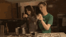 Couple Cooking GIF - Couple Cooking Whatever GIFs