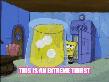 spongebob squarepants drink spongebob thirsty lemonade