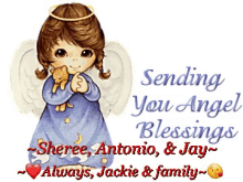 Sending Angel GIF - Sending Angel Blessings GIFs