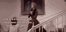Auntie Mame Banquet GIF - Auntie Mame Banquet Starving To Death GIFs