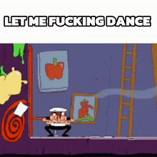 Let Me Dance Fake Peppino GIF - Let Me Dance Fake Peppino Pizza Tower GIFs