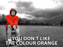 You Dont Like The Colour Orange Emotional Sensitive GIF