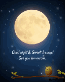 good night sweet dreams see you tomorrow