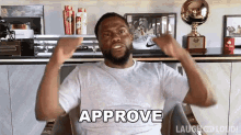 Approve Kevin Hart GIF - Approve Kevin Hart Laugh Out Loud GIFs