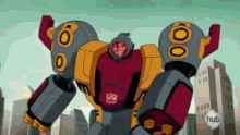 transformers animated fight omega supreme