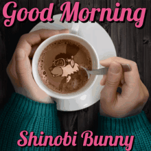 Good Morning Bunny Shinobi Bunny GIF - Good Morning Bunny Shinobi Bunny GIFs