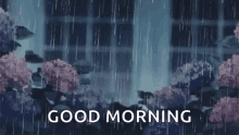 Rain Raining GIF - Rain Raining Hydrangea GIFs