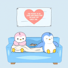 Sharing Food Pudgy Penguins GIF