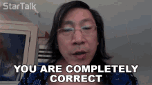 You Are Completely Correct Charles Liu GIF - You Are Completely Correct Charles Liu Startalk GIFs