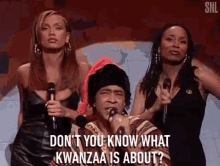 Dont You Know What Is Kwanzaa Is About Kwanzaa GIF - Dont You Know What Is Kwanzaa Is About Kwanzaa Celebration GIFs