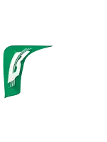 a green square with a white letter b and the word etra on it