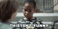 This Isnt Funny Dion Warren GIF - This Isnt Funny Dion Warren Ja Siah Young GIFs