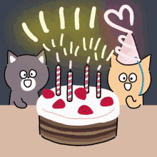 Happy Birthday Cats GIF - Happy Birthday Cats Celebration GIFs