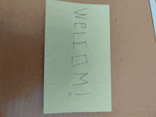 Post-it Welcome GIF