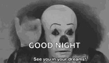 good night scary clown