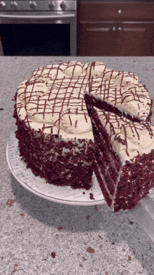 Red Velvet Cake Dessert GIF