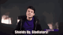 Shields Up Hydration GIF - Shields Up Hydration La Gladiators GIFs