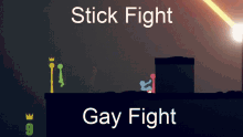 Stick Fight Gay Fight GIF - Stick Fight Gay Fight Stick Fight Gay GIFs