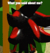 What You Said About Me Shadow The Hedgehog GIF - What You Said About Me What You Said Shadow The Hedgehog GIFs