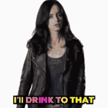 Jessica Jones Ill Drink To That GIF - Jessica Jones Ill Drink To That GIFs