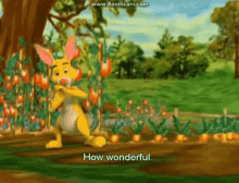 The Book Of Pooh Rabbit GIF - The Book Of Pooh Rabbit How Wonderful GIFs