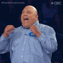 cheering alex family feud canada hooting and hollering celebrating