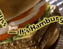 Wendys Its Hamburger Bliss GIF - Wendys Its Hamburger Bliss Burger GIFs