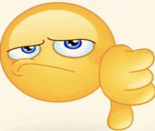 Thumbs Down Emoji GIF
