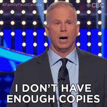I Don'T Have Enough Copies Gerry Dee GIF - I Don'T Have Enough Copies Gerry Dee Family Feud Canada GIFs