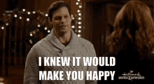Justin Bruening Swept Up By Christmas GIF - Justin Bruening Swept Up By Christmas Make You Happy GIFs