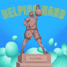 Helping Hand Greg Dailey GIF - Helping Hand Greg Dailey Statue GIFs