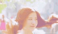Yuriko Yoshitaka GIF - Yuriko Yoshitaka Hair Flip Smile GIFs