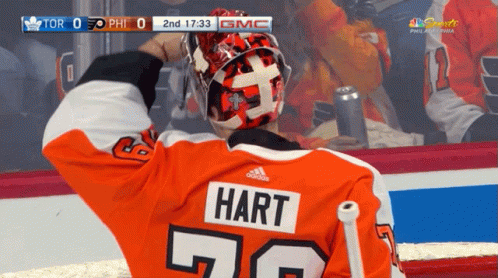 Philadelphia Flyers Carter Hart GIF - Philadelphia Flyers Carter Hart  Flyers - Discover & Share GIFs