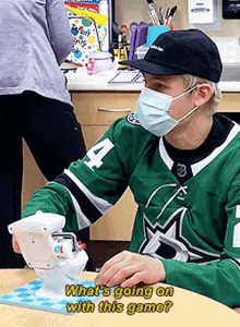 Dallas Stars Roope Hintz GIF - Dallas Stars Roope Hintz Whats Going On With This Game GIFs
