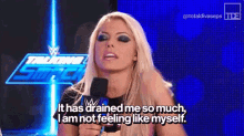 wwe alexa bliss it has drained me so much i am not feeling like myself not feeling like myself