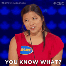 You Know What Margaret GIF - You Know What Margaret Family Feud Canada GIFs
