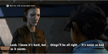 bonnie will remember that look i know it 's hard but